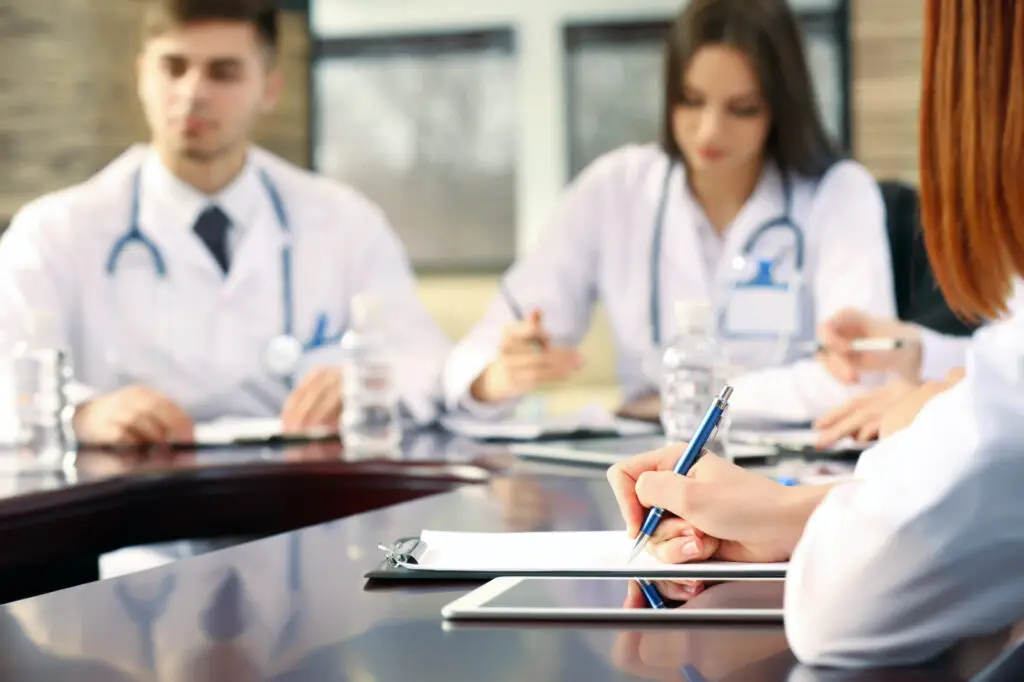 Doctor meeting medsafe