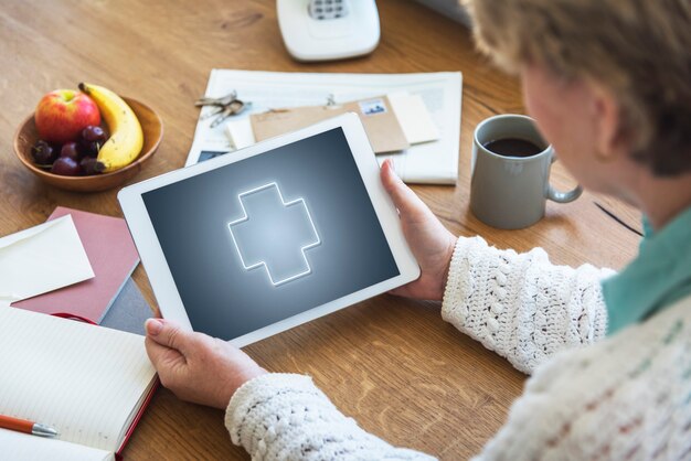 health-wellness-digital-tablet-concept