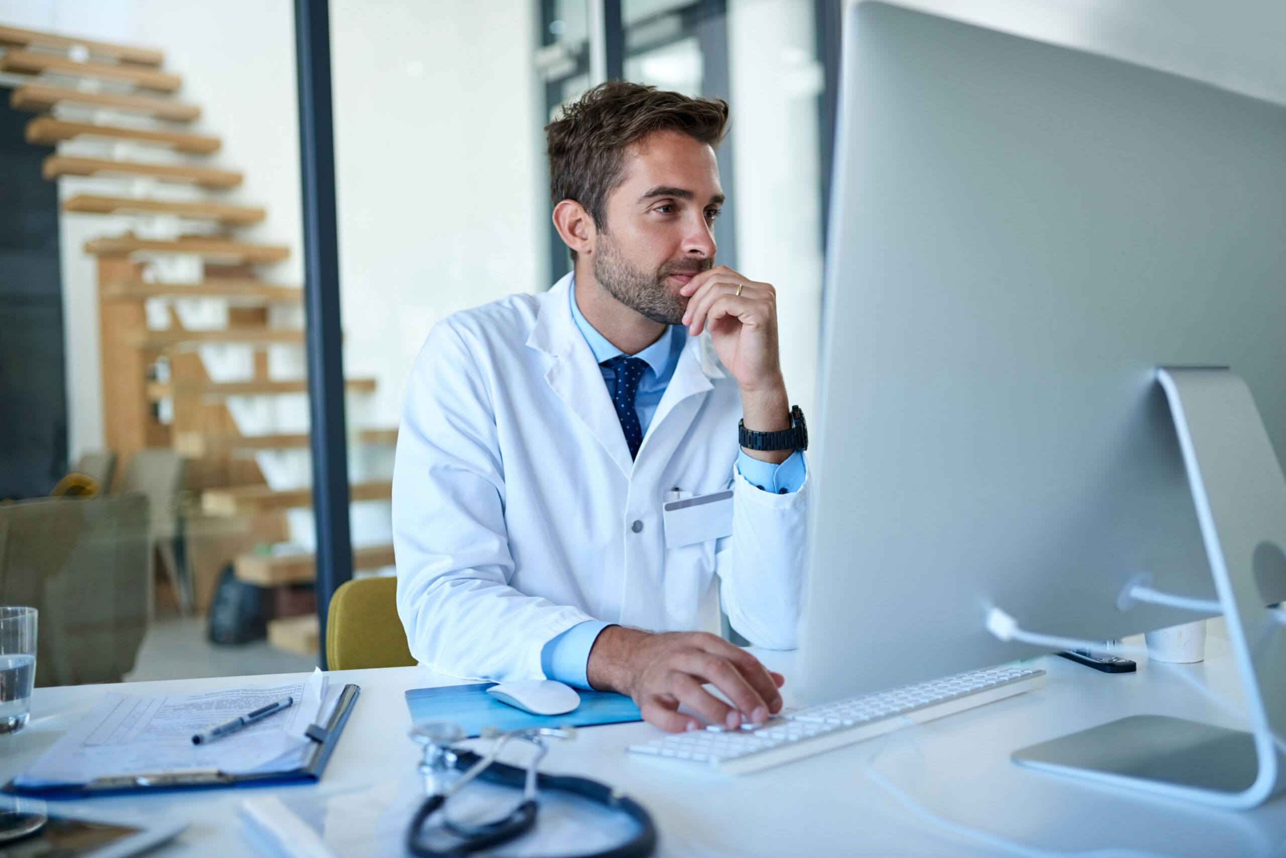 trusted by 1000+ healthcare providers, doctor managing medical practic revenue scaled